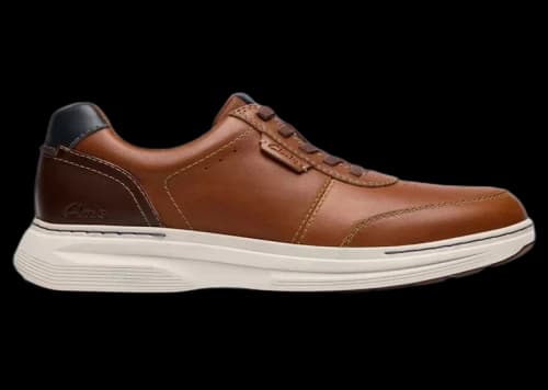 Clarks Craftwell Lace Tan Leather