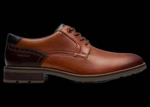 Clarks Emmet Plain Tan Leather