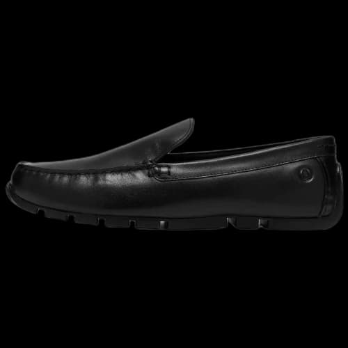 Clarks Corsley Plain Black Leather