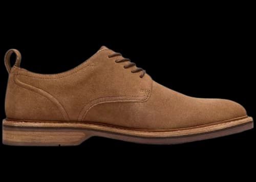 Clarks Aldwin Lace Tan Suede