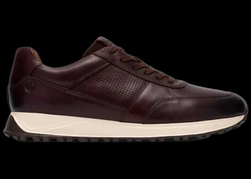 Clarks Radwell Tie Brown Leather