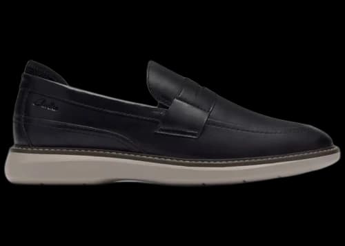Clarks Brantin Loafer Black Leather
