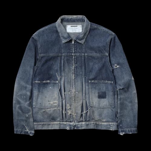 Neighborhood Savage LW Denim Zip Jacket 'Indigo'