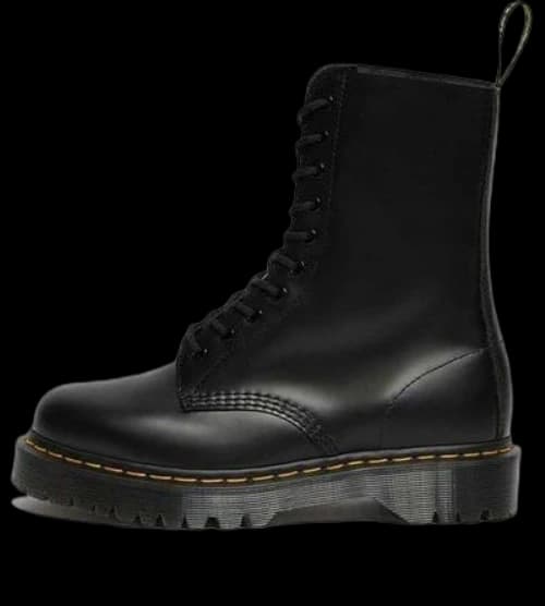 Dr.Martens 1490 Bex Smooth Leather Mid Calf Boots 'Black'