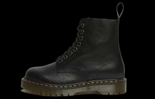 Dr. Martens 1460 Bex Pisa Leather Lace Up Boot Black