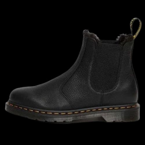 Dr. Martens 2976 Faux Fur Lined Chelsea Boots 'Black'