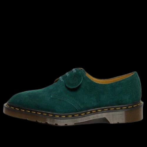 Dr. Martens 1461 Made In England Suede Oxford Shoes 'Green'