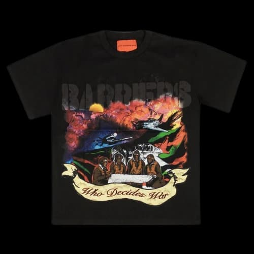 Who Decides War x Barriers NY Tuskegee T-Shirt 'Black'