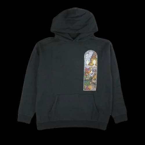 Who Decides War Stained Glass Hoodie 'Black'