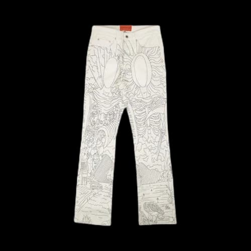 Who Decides War Duality Blanc Denim Jeans 'White'