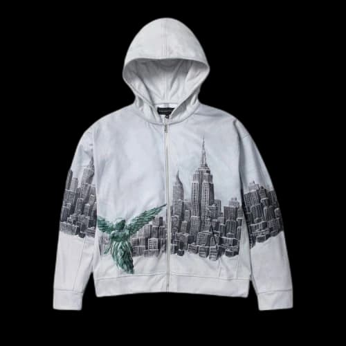Who Decides War Angel Over The City Zip Up 'Blue'