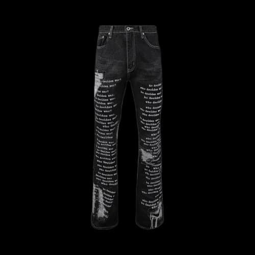 Who Decides War Scripture Denim 'Coal'