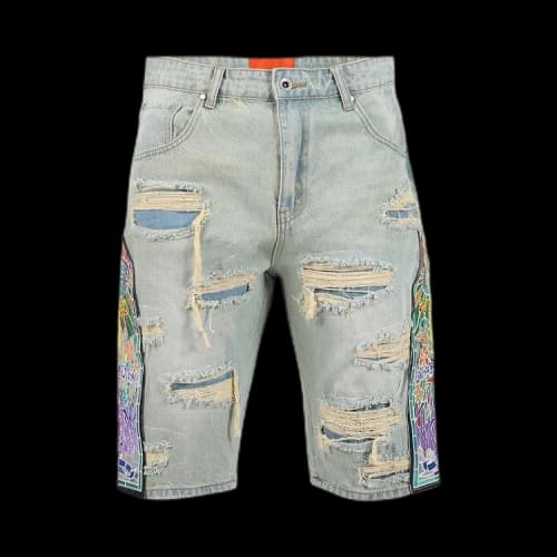 Who Decides War Cathedral Denim Short 'Sky'