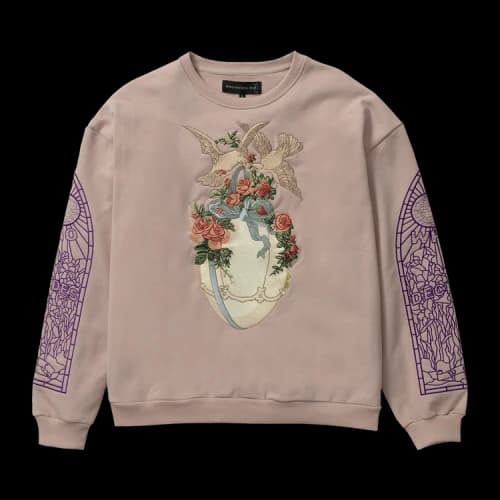 Who Decides War Gift Crewneck Sweater 'Silver'