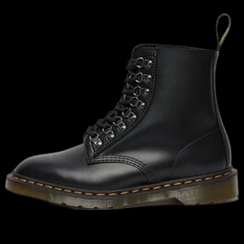 Dr. Martens 1460 Pascal Verso Smooth Leather Lace Up Boots 'Black'