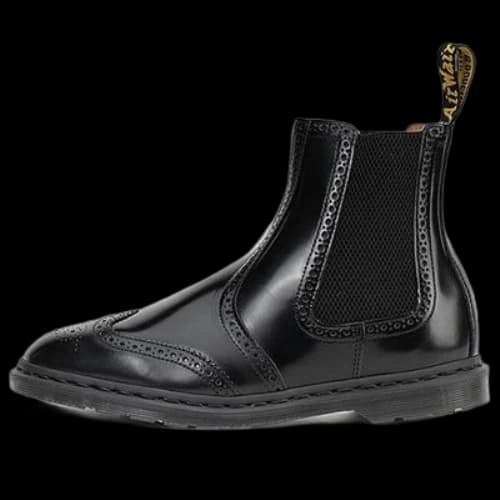 Dr. Martens Graeme Brogue Leather Boots 'Black'