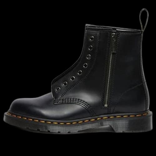 Dr.Martens 1460 Elastic Smooth Leather Lace Up Boots 'Black'