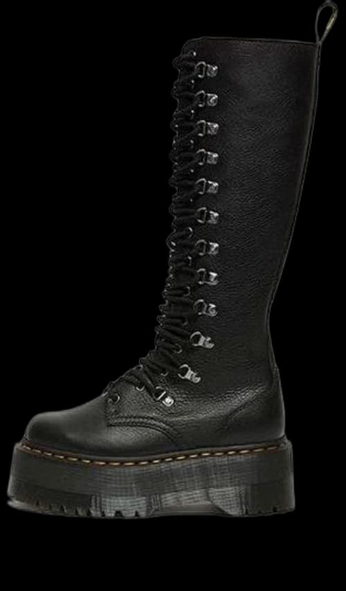 Dr.Martens 1B60 Max Hardware Leather Extra High Boots 'Black' (Women's)