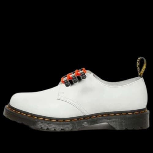 Dr. Martens 1461 Ben Smooth 3-Eye 'White Orange'