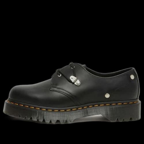 Dr. Martens 1461 Bex Stud Leather Shoes 'Carbon Black'