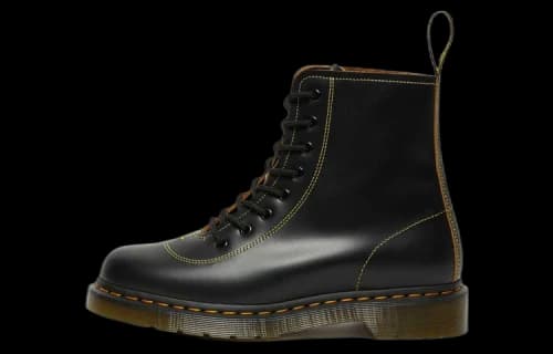 Dr. Martens Pharamond Vintage Smooth Leather Ankle Boots 'Black'