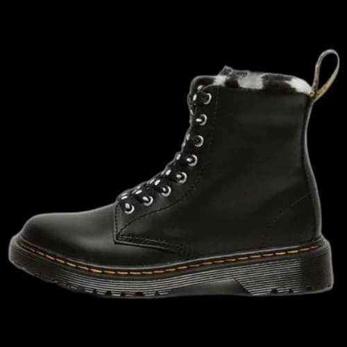 Dr. Martens 1460 Serena 'Carbon Black Yellow White'