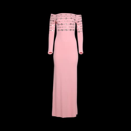 Rabanne Robe 'Fluo Pink'
