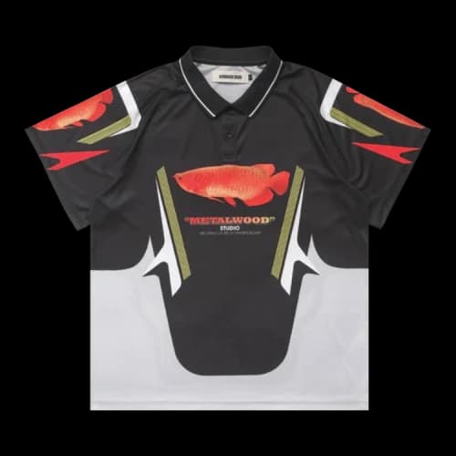 Metalwood Studio Arowana Sport Polo 'Black'