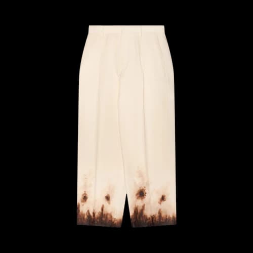 Doublet Mud Hand Painted Tailored Trouser 'Cream'