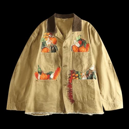 Doublet Vegetable Embroidery Work Jacket 'Beige'