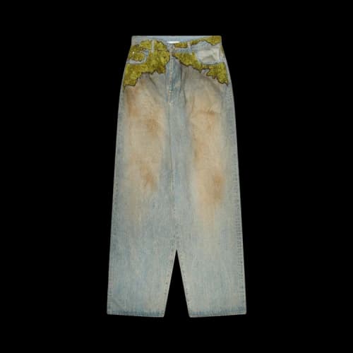 Doublet Moss-Grown Denim Pants 'Blue'