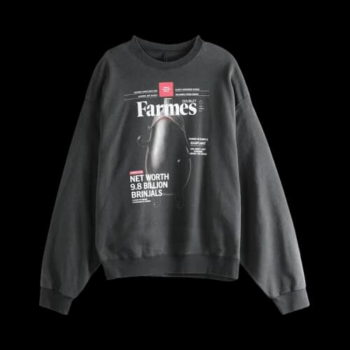 Doublet Farmes Magazine Cover Sweat Shirt 'Black'