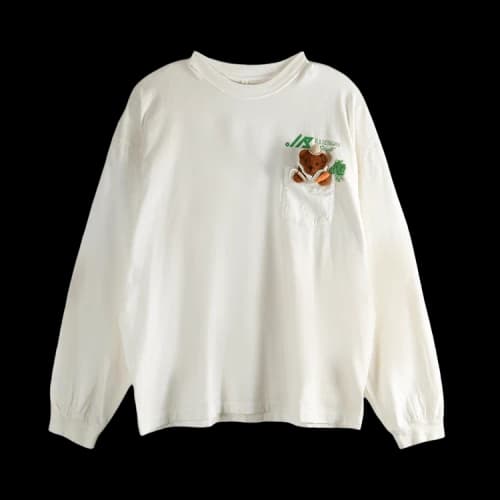 Doublet Long-Sleeve With My Workwear Bear T-Shirt 'White'