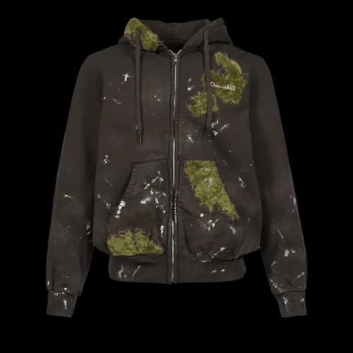 Doublet Moss Grown Embroidery Hoodie 'Brown'