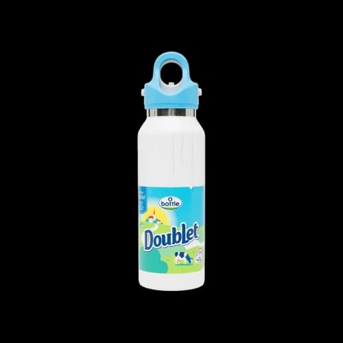 Doublet Fridge Style Small Water Bottle 'Milk'