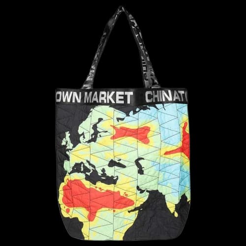 Chinatown Market Globe Nylon Tote 'Black'