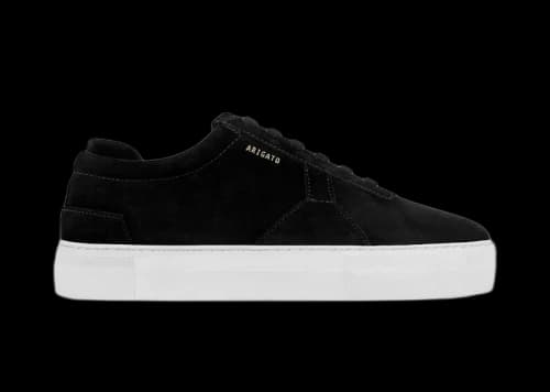 Axel Arigato Platform Suede Black White