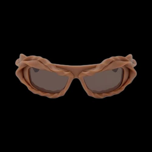 Ottolinger Twisted Sunglasses 'Brown'