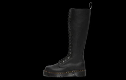 Dr. Martens 1B60 Bex Pisa Leather Knee High Boots 'Black Pisa' (Women's)