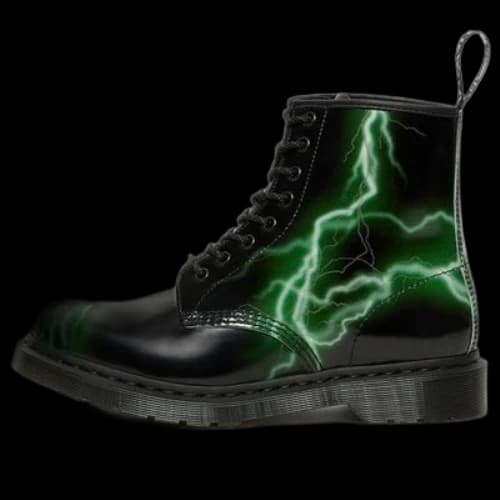 Dr. Martens Unisex 1460 Martin Boots Black/Green