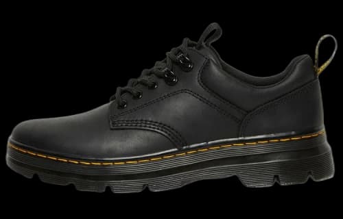 Dr. Martens Reeder Wyoming Leather Utility Shoes Black