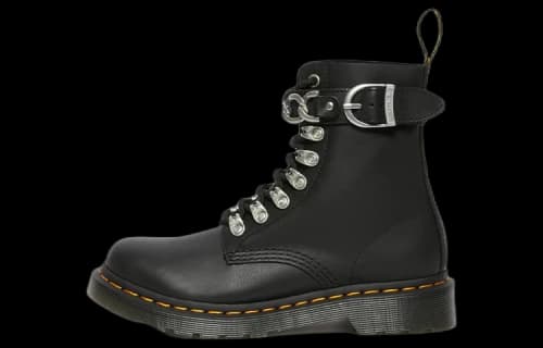 Dr. Martens 1460 Pascal Chain Leather Lace Up Boot 'Black' (Women's)