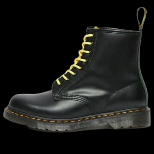 Dr. Martens 1460 Contrast Smooth Leather Lace Up Boots 'Black'