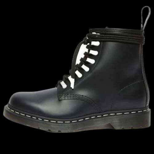 Dr. Martens 1460 Contrast Hardware Leather Lace Up Boots 'Black'