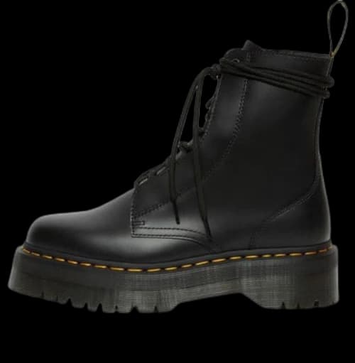 Dr. Martens Jarrick Smooth Leather Platform Boots 'Black'