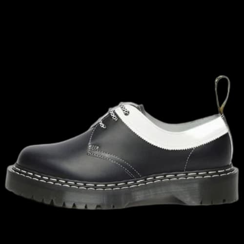 Dr. Martens 1461Bex Smooth Contrast Leather Oxford Shoes 'Black White'