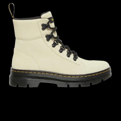 Dr. Martens Combs Suede Utility Boot 'Cream' (Women's)