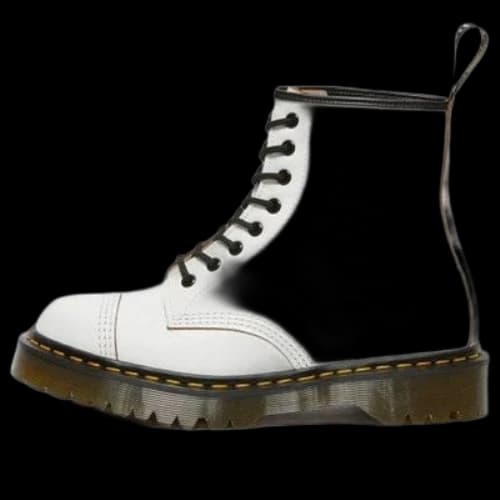 Dr. Martens 1460 Bex Made in England Toe Cap Lace Up Boots 'White'