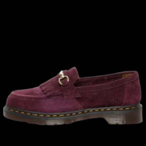 Dr.Martens Snaffle Suede Loafers 'Plum'