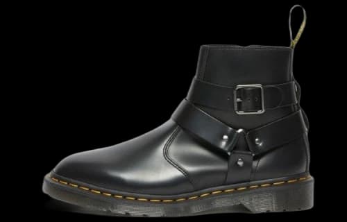 Dr. Martens Jaimes Leather Harness Chelsea Boots 'Black'